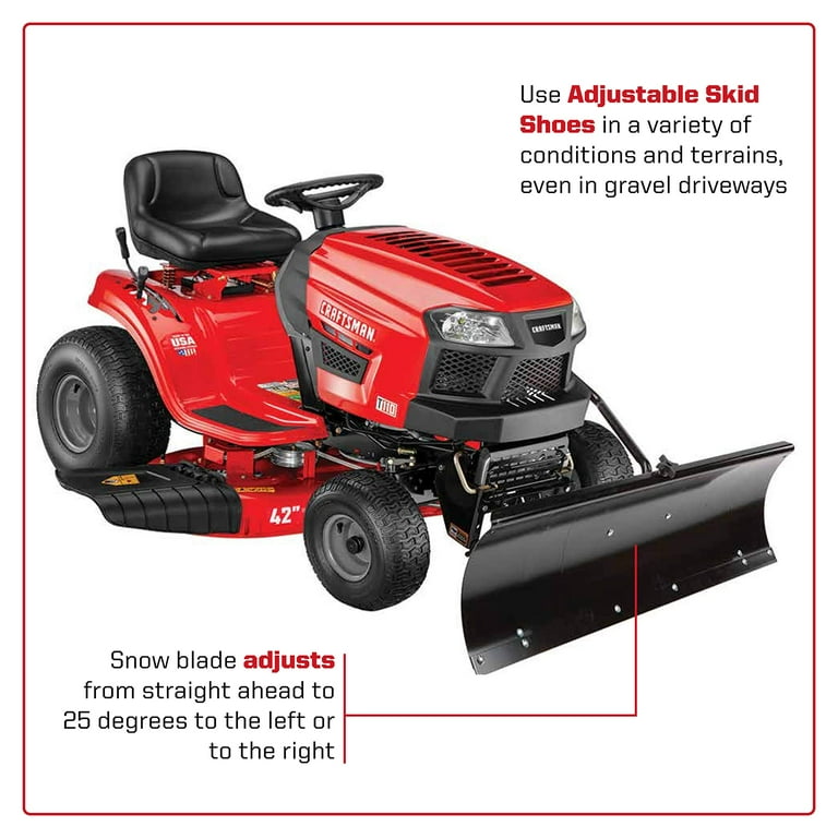 Plow attachment discount for riding mower