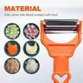 thumbnail image 5 of 2-in-1 Multifunctional Vegetable Peeler & Julienne Slicer with Grating Plate – Potato, Carrot, Cucumber, Apple Peeler & Cutter – Multi-Purpose Kitchen Gadget for Fruits & Vegetables, 5 of 7