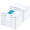 Brilliant White, variant on RUVANTI Flour Sack Towels 4 Pack 28x28 Inch, 100% Cotton Tea Towel, Reusable, Machine Washable, Absorbent BarTowels - Dish Cloth Perfect for Drying Dishes & Cleaning - Navy