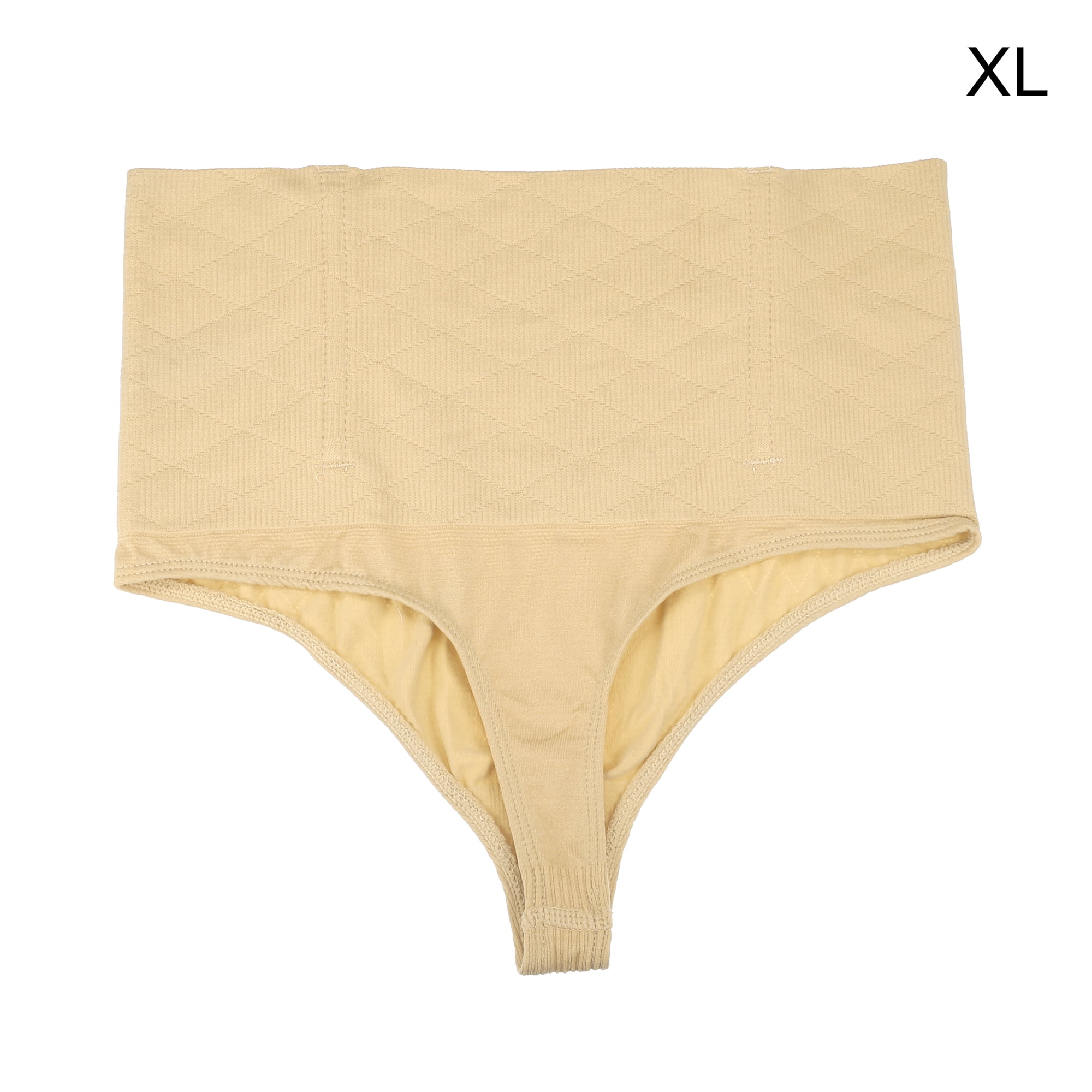 Unique Bargains Women Slimming Body Shaping Tummy Control Shapewear XL Beige