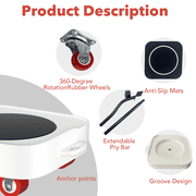 【Newly Upgrade】 Furniture Dolly - Furniture Movers with 5 Wheels, 360° Rotatable and Lockable
