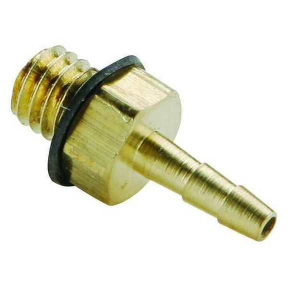 Parker Male Connector,1/8 In Tube Size,Brass 27-1