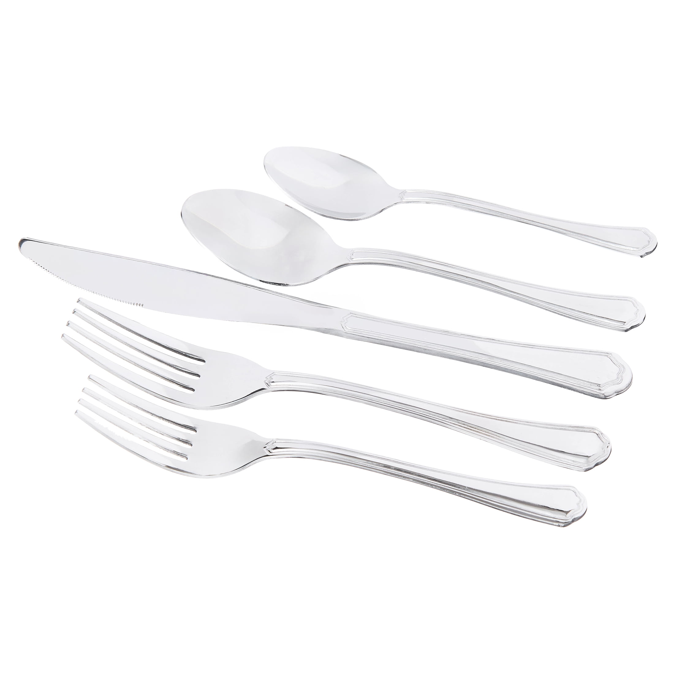 Mainstays Connor 20-Piece Stainless Steel Flatware Set (Service for 4)