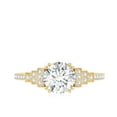 thumbnail image 4 of Rosec Jewels Certified Lab Grown Diamond Vintage Engagement Ring - EF-VS Quality - Ready To Gift, 10K Yellow Gold, US 6.00, 4 of 8