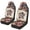 Boho Floral Cute Paw, variant on Jeiento Funny Raccoon Driver Car Seat Covers Comfortable Front Car Seat Covers Elastic Fabrics Automotive Interior Accessory Universal Fit Most Cars SUV