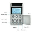 thumbnail image 5 of TENS Unit Muscle Stimulator,15 Modes 4 Output Electronic EMS Pulse Massager Machine,8 Timing Function 4 output channel Digital Pulse Health Care Body Massage Device, 8 Pads 300mah Battery, 5 of 6