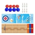 thumbnail image 4 of Juego de bolos de mesa de mesa Portable Mat de planta Padre Interactivo Interactivo Juego familiar Juego para fiesta en el interior Fiesta de al aire Bolas rizadas de 30 mm, 4 of 8