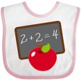 thumbnail image 3 of Inktastic Chalkboard and Apple School Boys or Girls Baby Bib, 3 of 4