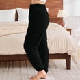 thumbnail image 4 of Womens Winter Sherpa Fleece Sweatpants Drawstring Waist Joggers Pants Thick Thermal Casual Trousers with Pockets, 4 of 7