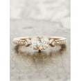 thumbnail image 2 of Forever Jewels 1.50Ct Oval Cut Moissanite Women Solitaire Engagement Ring 14K Rose Gold Plated, 2 of 3