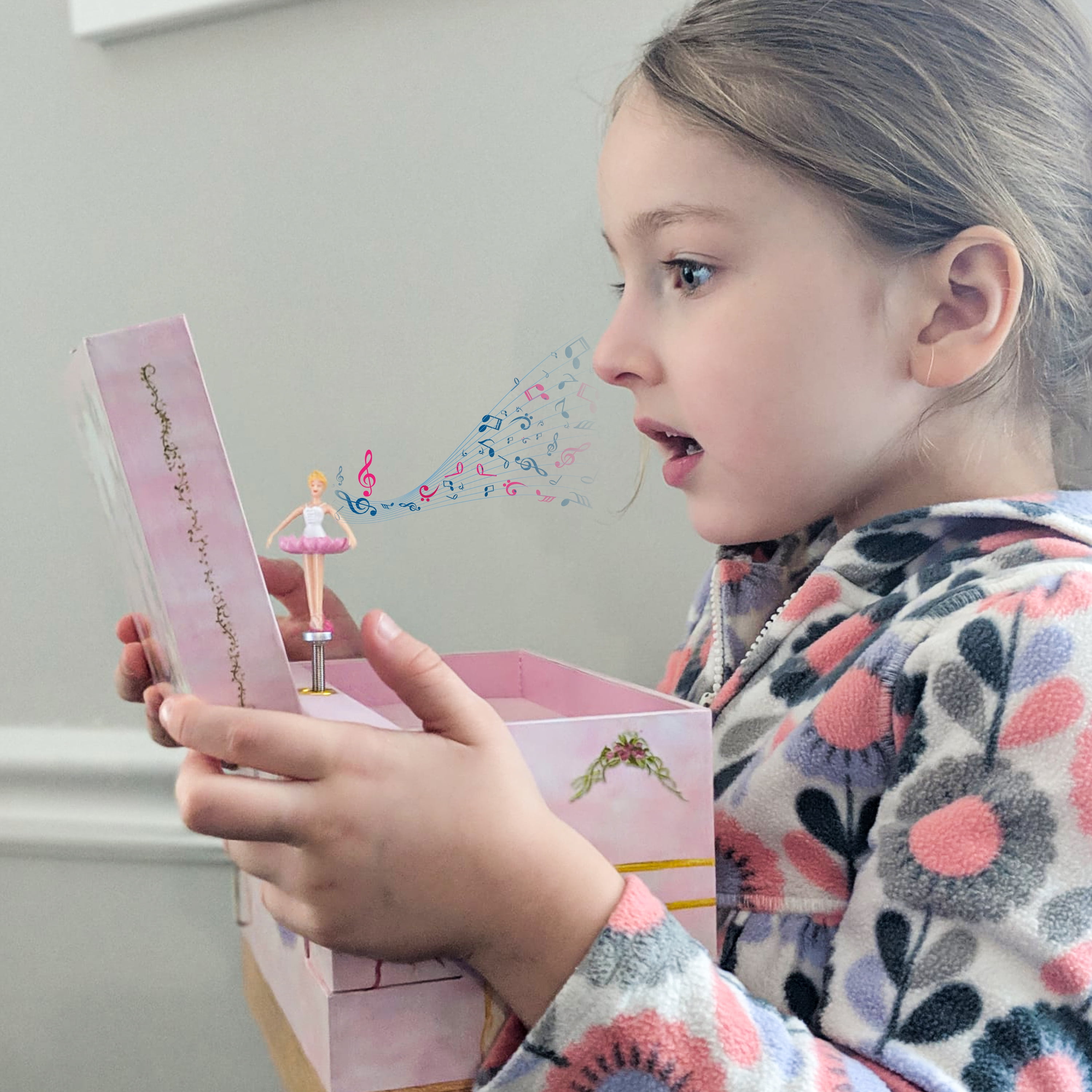 Enchantmints Ballet School - Dance Recital Gifts for Girls Ballerina Toys Ballerina Gifts Ballet Recital Gifts for Little Girls Girls Jewelry Box Age 3+