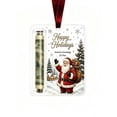 thumbnail image 4 of suore Christmas Cash Gift Ornament, Acrylic Christmas Money Holder for Cash, Hanging Xmas Tree Decoration, Unique Money Gift for Christmas Graduation Back to School Stocking Stuffer Gifting, 4 of 5