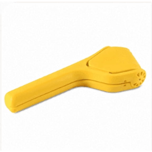 PLERISE Yellow Manual Lemon Squeezer, Foldable Space Saving Hand Citrus Press for Lime Orange, 1 Pack