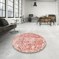 thumbnail image 3 of Ahgly Company Indoor Rectangle Abstract Tomato Red Abstract Area Rugs, 4' x 6', 3 of 6