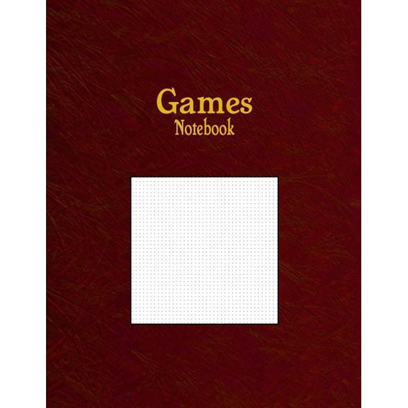 Games Notebook : 1/10" Dot Grid Graph Paper Rule (Paperback)