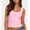 Shirts-Pink, variant on Gamivast Ribbed Tank Top for Women Sleeveless Scoop Neck Fitted Summer Cami Shirt Stretchy Basic Top for Daily Outfits Layering And Workout Light Blue L
