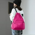Strap Pocket Drawstring Backpack Large Capacity Travel Training Pocket