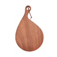 thumbnail image 5 of Dualoai Wood Cutting Board Chopping Board Vegetables Portable Decor Decorative Cheese Steak Charcuterie Meat with Handle Serving Tray XL, 5 of 9