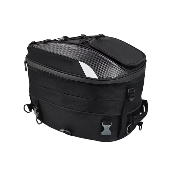Motorcycle Riding Pack Multiuse Tail Bag Helmets Gear Organized Storage Backpack with Spacious Compartments