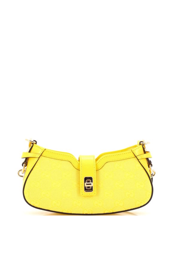 Pre-Owned Moon Side Shoulder Bag GG Canvas Mini By Rebag