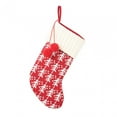 thumbnail image 4 of Calcetín navideño para decoración colgante, bolsa de almacenamiento reutilizable, bolsa de regalo para dulces, medias colgantes para chimenea para Árbol, 4 of 8