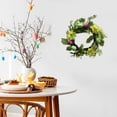 thumbnail image 4 of Decoraciones de Pascua, adornos de Pascua, regalos de Pascua, corona de huevos de Pascua, decoración de pared para puerta de entrada, corona, arreglo de escena de corona, accesorios de decoración, cor, 4 of 6
