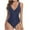 Navy, variant on One Piece Swimsuits for Women Swimwear Solid/Print Athletic Bathing Suits Beachwear Swimdress