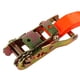 thumbnail image 3 of Correa de amarre con trinquete de 25mm x 6m, correa de amarre con capacidad de 3307lb, correas de seguridad para remolque, camión y coche, 3 of 8