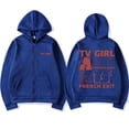 thumbnail image 5 of Sudadera con capucha de doble cara para hombre y mujer, chaqueta con cremallera de gran tamaño con estampado de salida francesa de TV Girl, sudaderas de algodón de lana Unisex, 5 of 5
