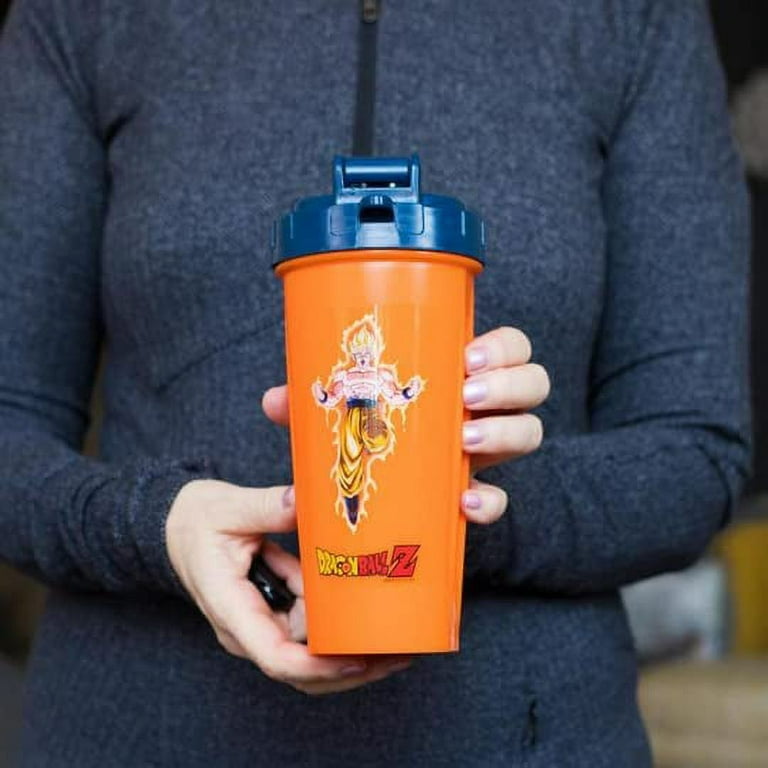 Official Licensed Dragon Ball Z Orange Shaker Plastic Bottle 20 oz -  Walmart.com