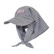 thumbnail image 1 of Gorra de béisbol con turbante a cuadros y Protección solar TQEHS E6K4, 1 of 6