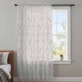 thumbnail image 4 of Grey Branches Sheer Curtains 63 Inches Long, Vintage Art Farmhouse Light Filering Curtains, Breathable Simi Curtain Privacy Drapes for Living Room Bedroom Lightweight Window Treatment, 4 of 9