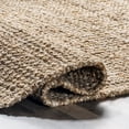 thumbnail image 4 of nuLOOM Shereez Casual Jute Tassel Area Rug, 8' x 10', Natural, 4 of 9