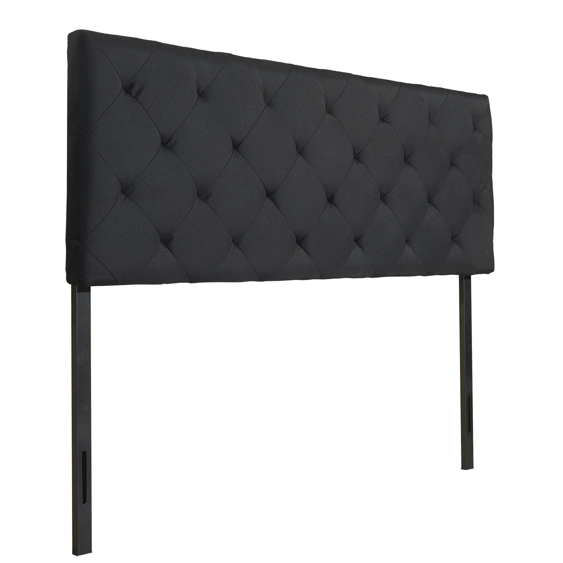 Queen Size Upholstered Head Board Fabric Diamond Tufed with 4