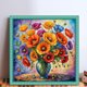 thumbnail image 2 of Kit Punto Cruz Con Hilo Algodón Ecológico Bordado 11CT 45x45cm, 2 of 9