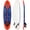 Red, variant on 6 ft Foam Surfboard with 3 Detachable Fins, Leash and Traction Pad, Beginner Short Board with EPE Deck, EPS Core and PP Slick Bottom for Kids, Adults, Beach, Pool and Wave Riding, 200 lbs Red