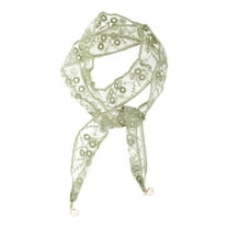 Unique Bargains 1 Pc Headband Pendants Lace Hairband for Women Green