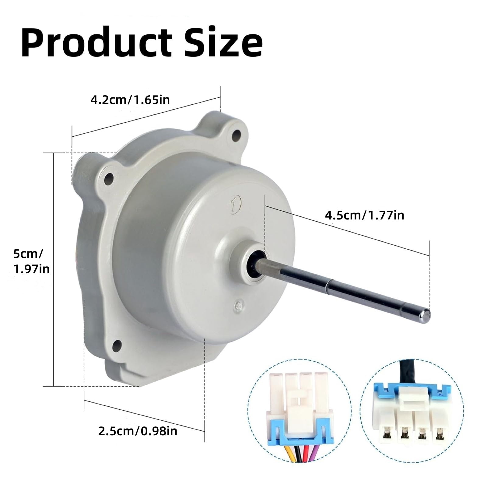 ARCADORA Efficient Refrigerator Condenser Fan Motor for LG & Kenmore Models Powerful Airflow & Quiet Operation