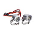 thumbnail image 2 of HILABEE 2 Pieces RC Car LED Lights Kit LED Spotlights for TRX4 Defender Modification Silver, 2 of 9