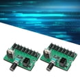thumbnail image 3 of PWM PC Chassis Fan Hub,2Pcs 4 Pin Fan Adapter 12V Speed Controller 2 Pin 3 Pin 4 Pin 8 Way 6Pin Power Supply Plug And Play,Chassis Fan 8 Way Splitter For PC Fan, 3 of 8