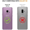 thumbnail image 2 of Galaxy S9 Case, Clear Galaxy S9 Case, Floral Rose Garden Flower Pattern Clear Design Transparent Back with TPU Bumper Protective Case Cover for Samsung Galaxy S9 (2018), 2 of 7