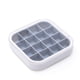 thumbnail image 1 of Inteprter Bandeja para cubitos de hielo, moldes de forma cuadrada, plástico PP, glaseado reutilizable para el hogar, cocina, congelador helado, Cocina y Comedor gris claro Inteprter HA065771-02B, 1 of 6