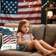 thumbnail image 6 of 4th of July PALIFEUR Pillow Covers, 18 x 18 Inch Indeoendence Day Linen Pillow Case, Patriots Throw Pillow Covers for Sofa Bedroom Coffice, American Flag Decorative Pillow Cover, 6 of 7