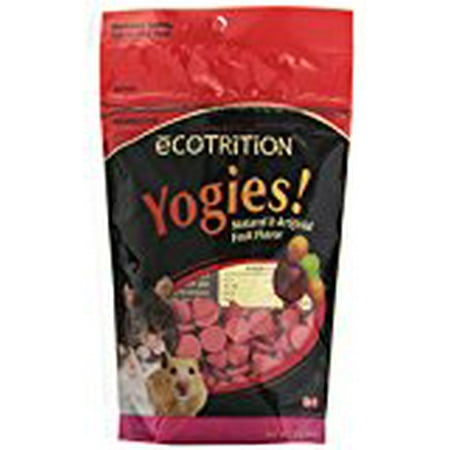 Ecotrition Yogies Fruit Flavor Treat for Hamsters, Gerbils &