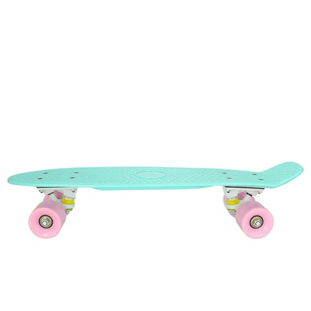 Phat 22 Complete Plastic Retro Mini Skateboard Cruiser Street Surfing Skate Banana Board Walmart Canada