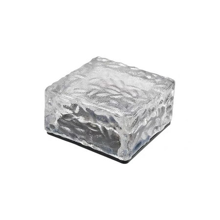 

4/6LED Solar Brick Ice Cube Lights Waterproof Paver Landscape Path Lights Lamp for Garden Decoration Outdoor Christmas Lights