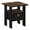 Brown, variant on Pemberly Row End Table Nightstand with Bin Drawer in Amber Pine/Black