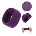 thumbnail image 3 of Unique Bargains 1 Set Soft Headband with Wristband Solid Color Headband for Sport Deep Purple, 3 of 6