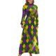 thumbnail image 2 of Vestido largo de carnaval de arlequín, vestidos largos de mujer, vestido de noche, vestido de fiesta para mujer, 2 of 5
