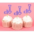 thumbnail image 1 of Darling Souvenir, Wedding I Do Cupcake Toppers, Party Dessert Decorations - Pack Of 40, 1 of 3